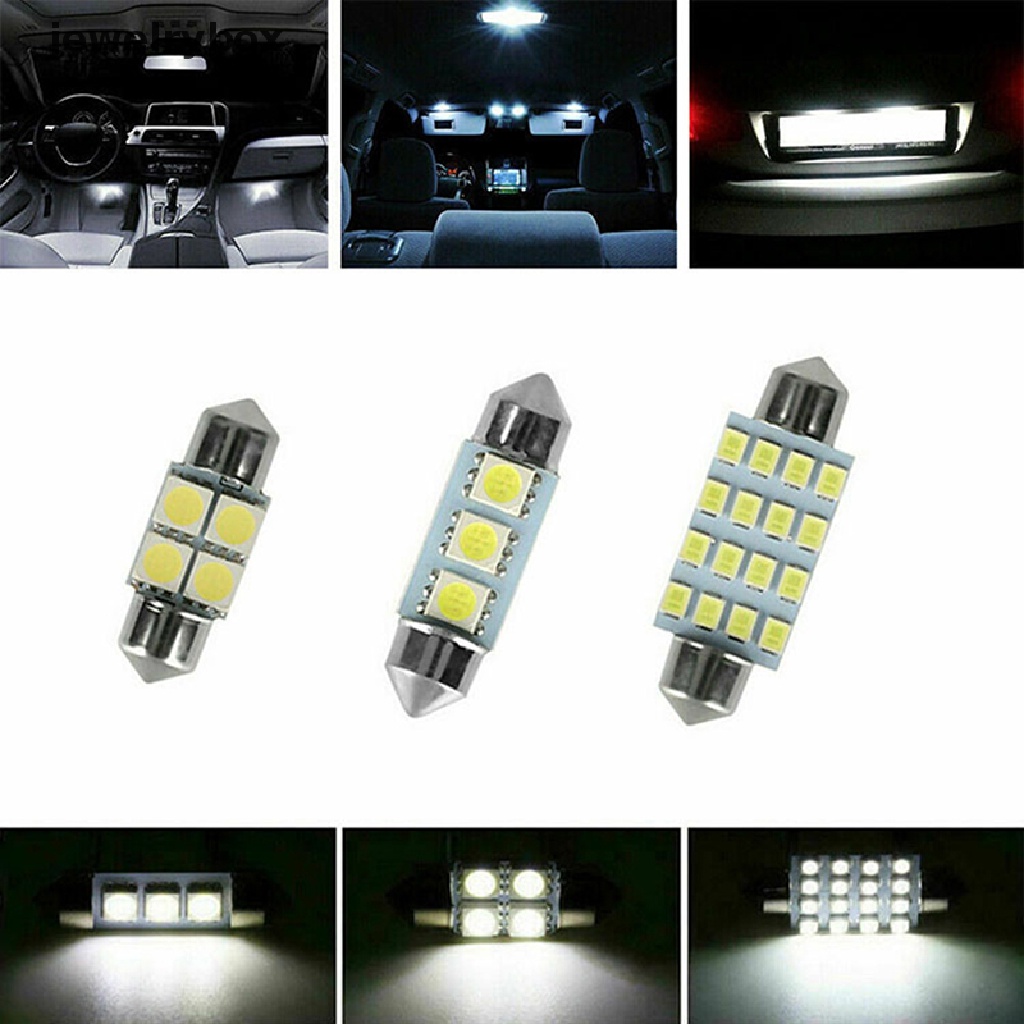 42pcs Lampu Led Warna Putih Untuk Plat Nomor Mobil