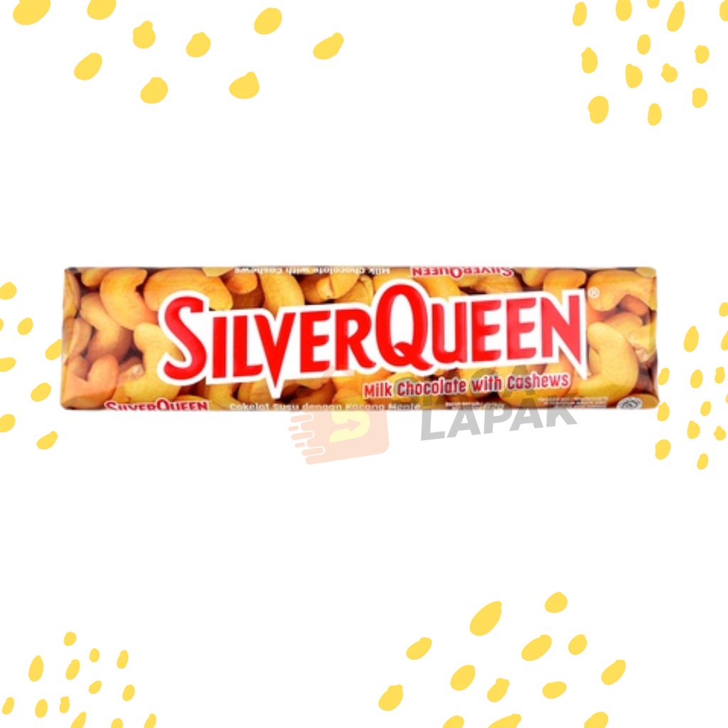 

2Xbtygneal Sakha Snack ) Silverqueen Besar 55Gr Coklat Susu Kacang Mente Chocolate Cashews