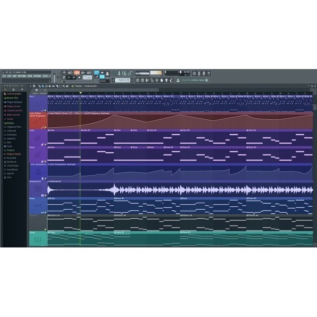 Software DAW Image-Line FL Studio 20 Producer Edition record, compose