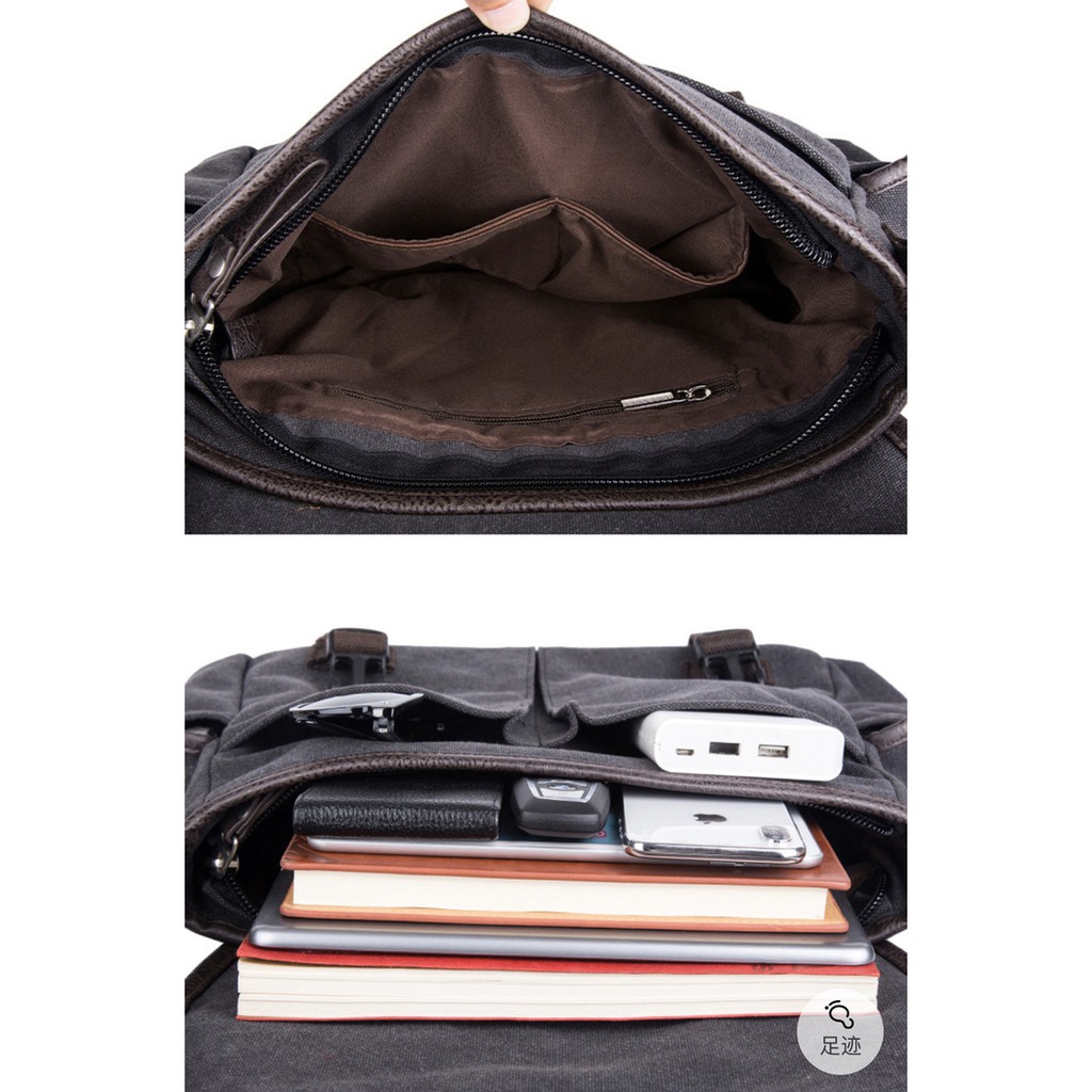 Tas Selempang Kanvas Pria Slingbag Slempang 9849 Canvas