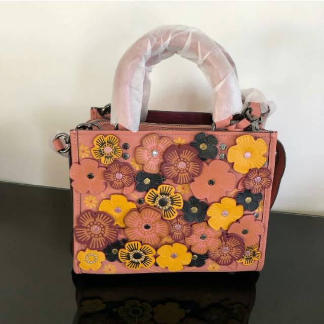 Coach Rogue Tearose Applique