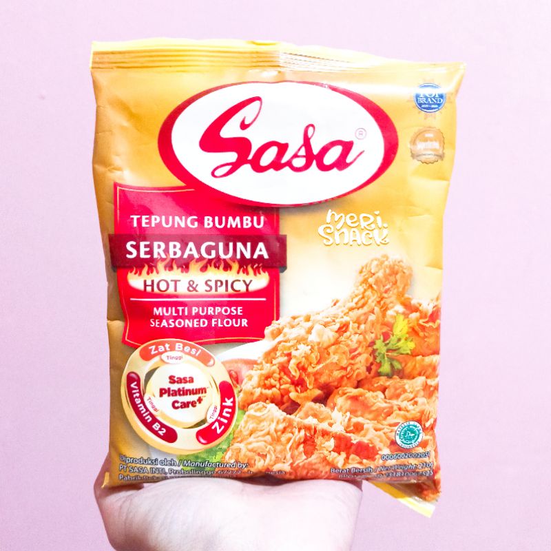 

Sasa Tepung Bumbu Serbaguna 210gr / Hot & Spicy / Original