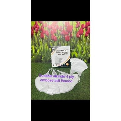 Masker duckbill alkindo/face mask/ kualitas SENSl  dewasa 4 ply original