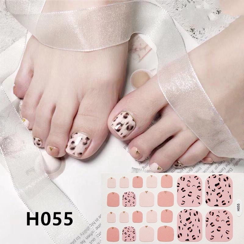 STICKER KUKU KAKI / STIKER KUKU KAKI NAIL ART MURAH 22PCS