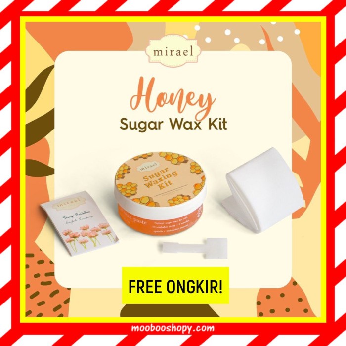 Mirael Honey Sugar Waxing Kit Madu Set Paket Wax Lengkap Bpom Natural - Honey - Juallakulaku