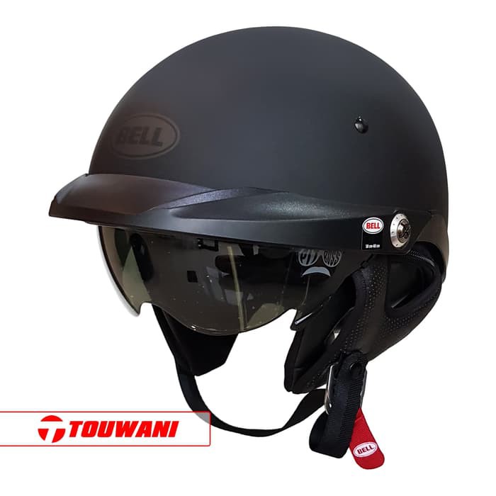 Helm Bell Pit Boss Matte Black cocok utk Harley Davidson