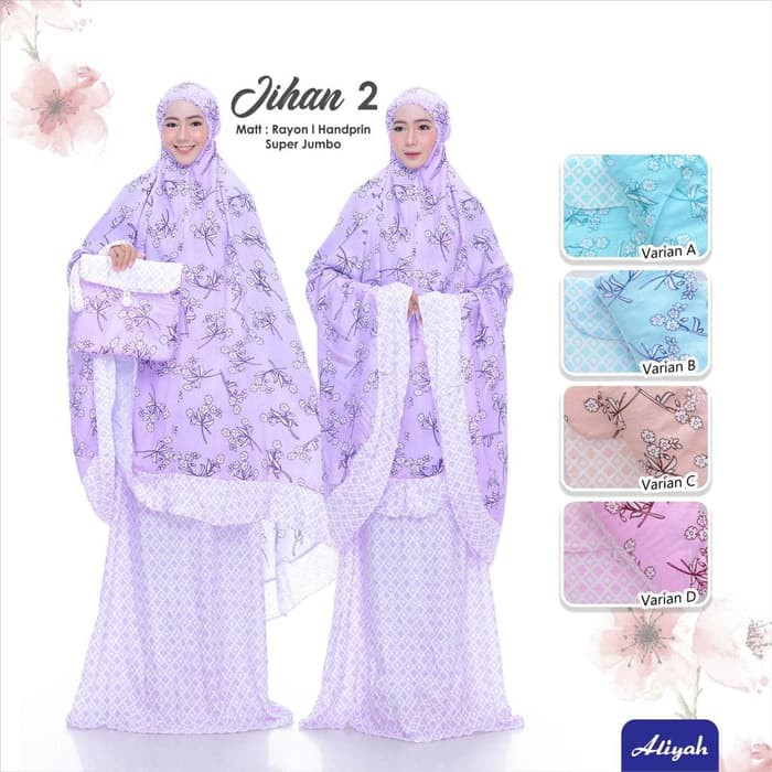 NEW FB MUKENA DEWASA ALIYAH SUPER JUMBO JIHAN 2