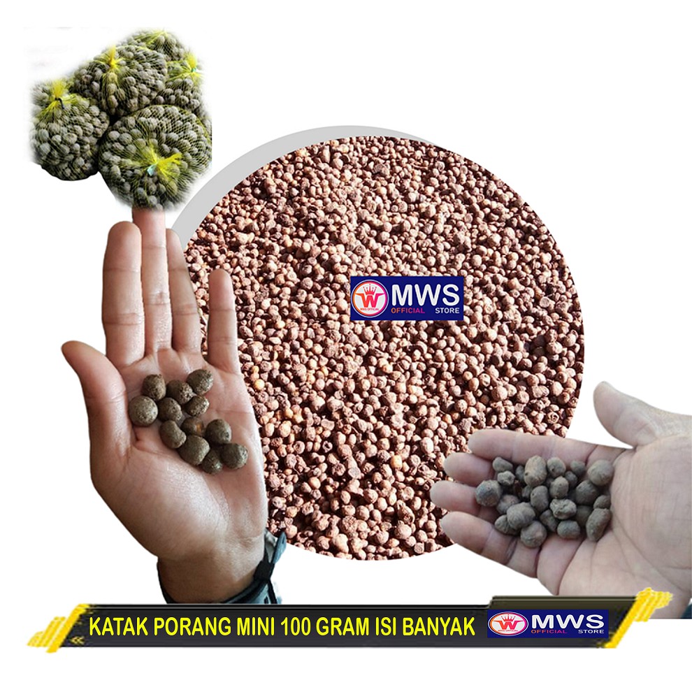 KATAK PORANG MINI 100 GRAM ISI BANYAK MWS OFFICIAL STORE