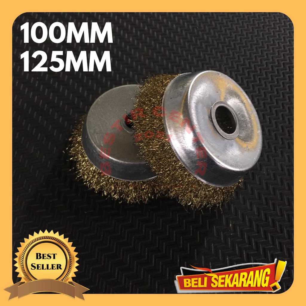 Mata gerinda sikat kawat 4 & 5 Inch / Sikat Kawat Mangkok Murah