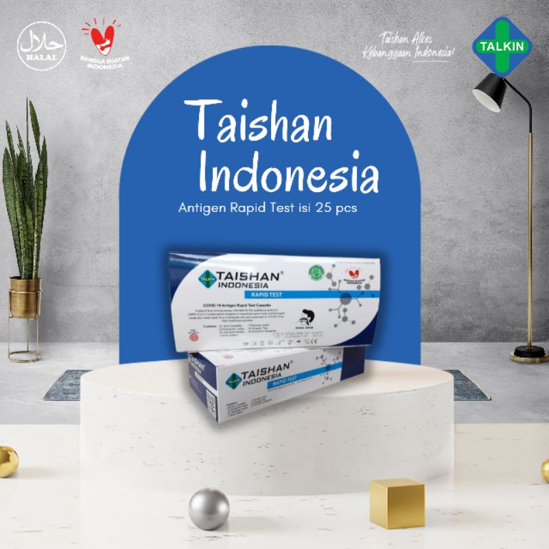 TAISHAN INDONESIA Antigen Rapid Test isi 25 pcs