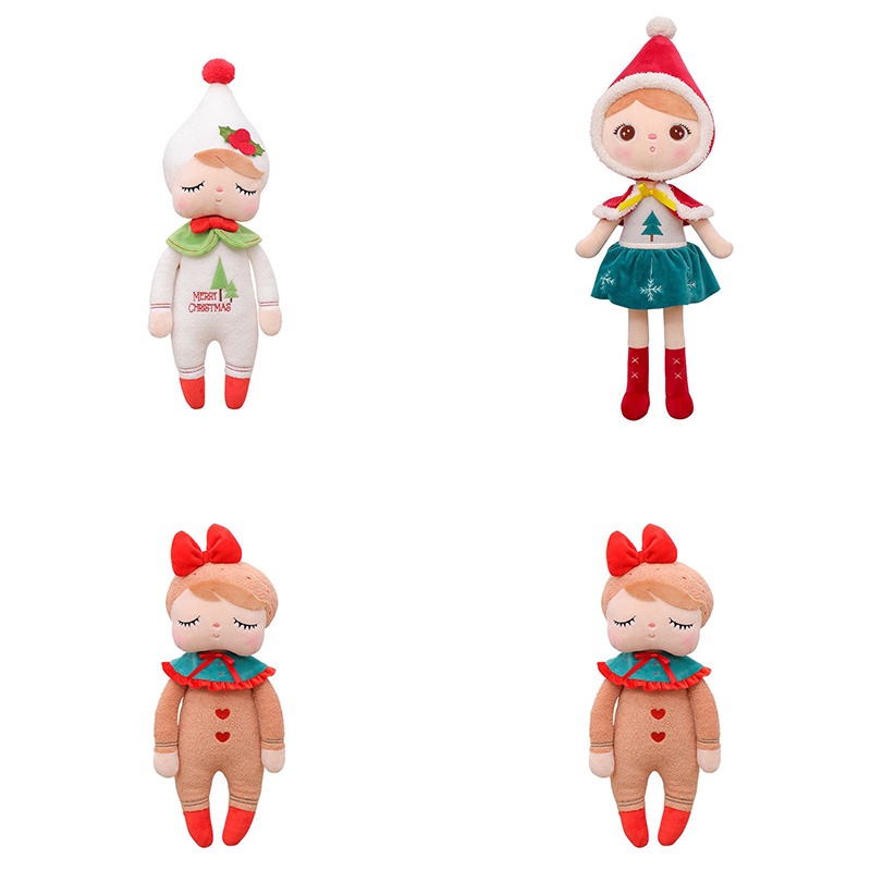 Mainan Boneka Metoo Natal Plush Untuk Anak Perempuan Bayi Kartun Boneka Hadiah Anak Hewan