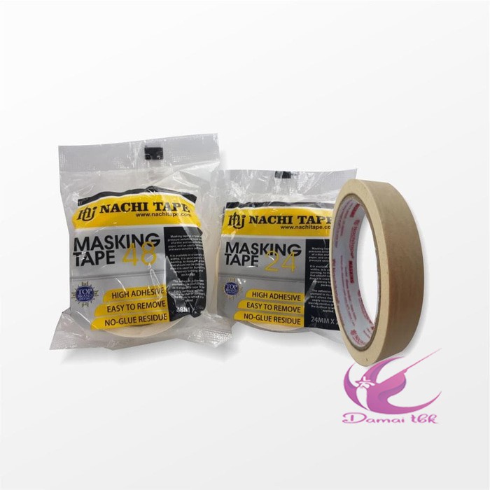 

Isolasi Kertas Masking Tape Nachi 24 mm x 20 yard