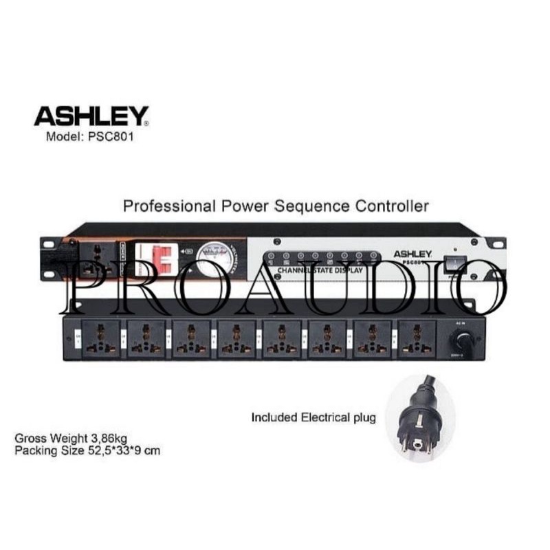 Power Squencer Ashley PSC801 Original Ashley psc 801