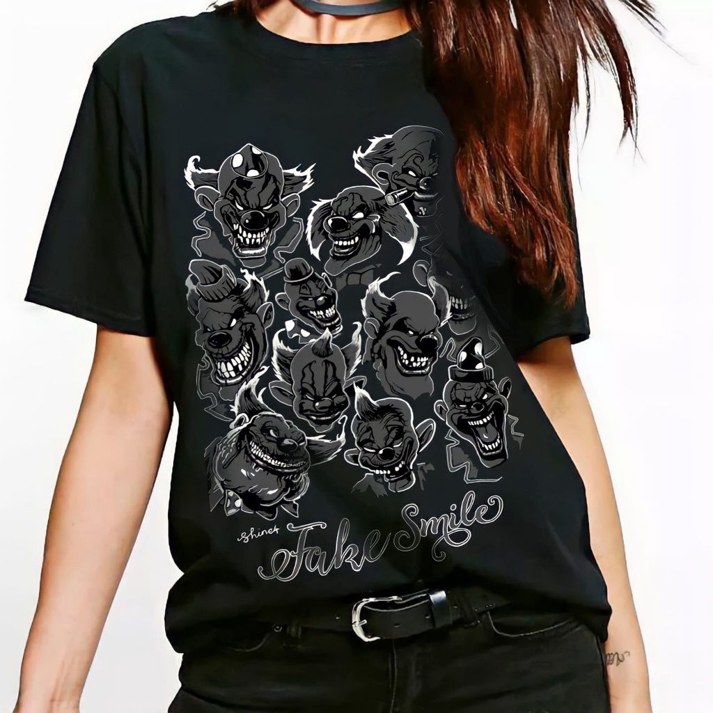 GR KAOS DISTRO / T-SHIRT WANITA PRIA PREMIUM COTTON KOMBED