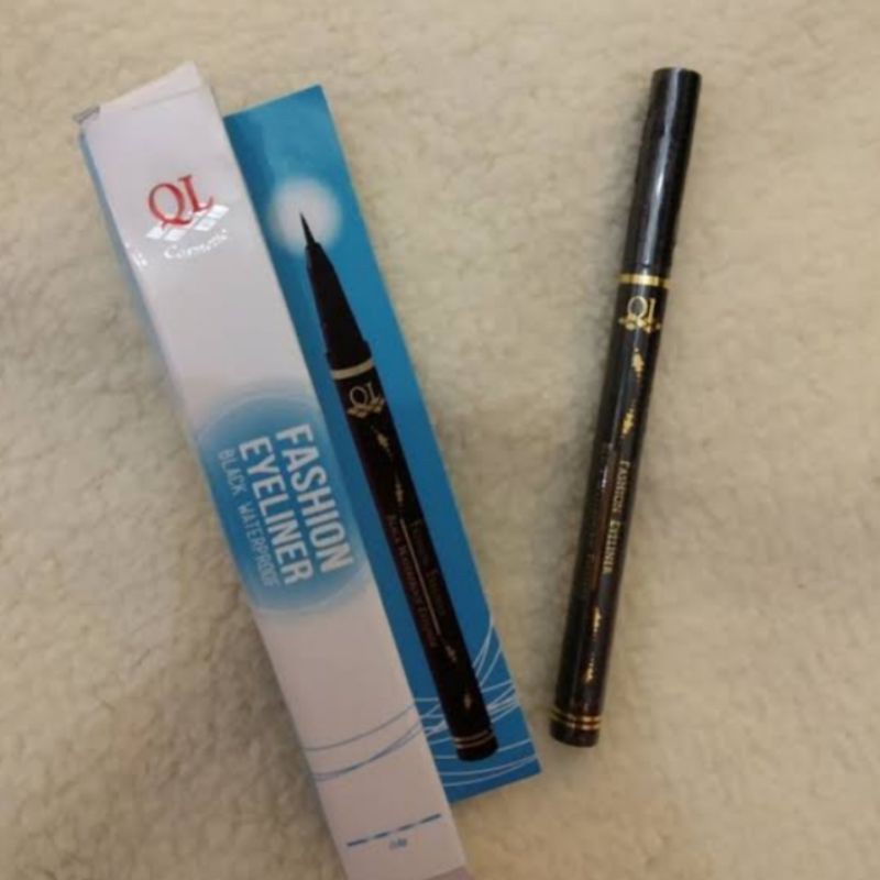 Ql Fashion Eyeliner Spidol Waterproof Hitam-8g