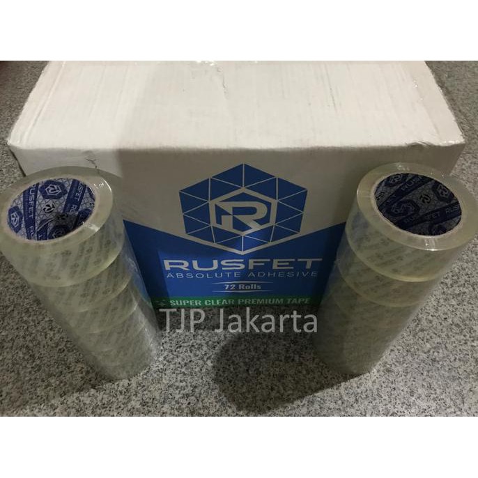 

Lakban Opp Rusfet 2 Inch / 48Mm X 90 Yard - Cokelat Tjpjkt Berkualitas