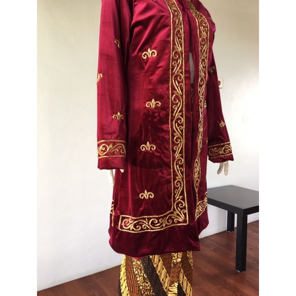 kebaya bludru jogja/baju pengantin jogja/baju putri jogja