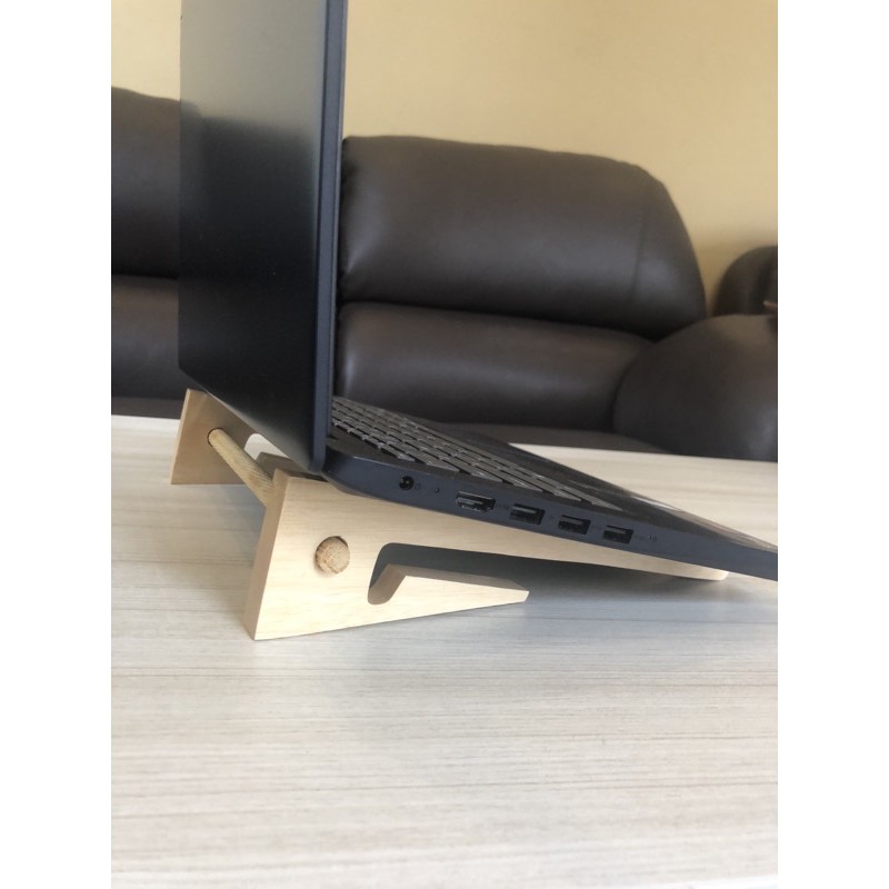 Stand Laptop Meja Laptop Tatakan Laptop kayu lurus