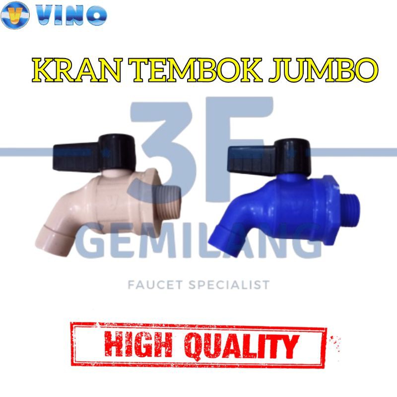 Kran Tembok / Kran Taman Vino Jumbo 1/2 ABS HIGH QUALITY