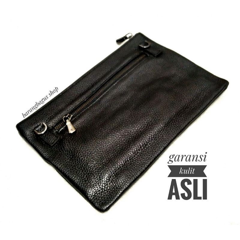 Handbag Dompet Tas tangan selempang clutch full kulit asli Import keren Wanita