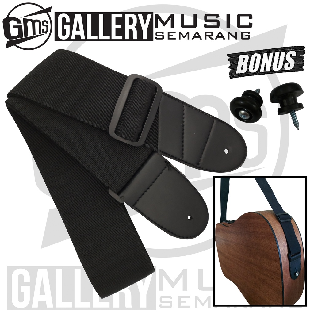 Sabuk Gitar dan Bass Polos Strap Berkualitas (A15)