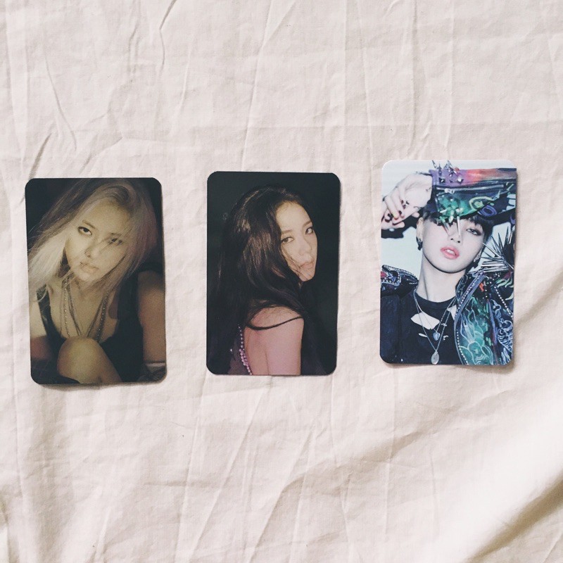 BLACKPINK THE ALBUM VER 1 2 3 4 LISA ROSE JENNIE JISOO BENEFIT APPLEMUSIC PHOTOCARD PC POB