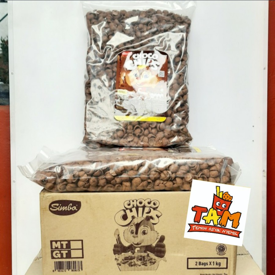 

Sereal Cokelat Simba Choco Chips 1 Kg (950 Gram) - Tam Snack