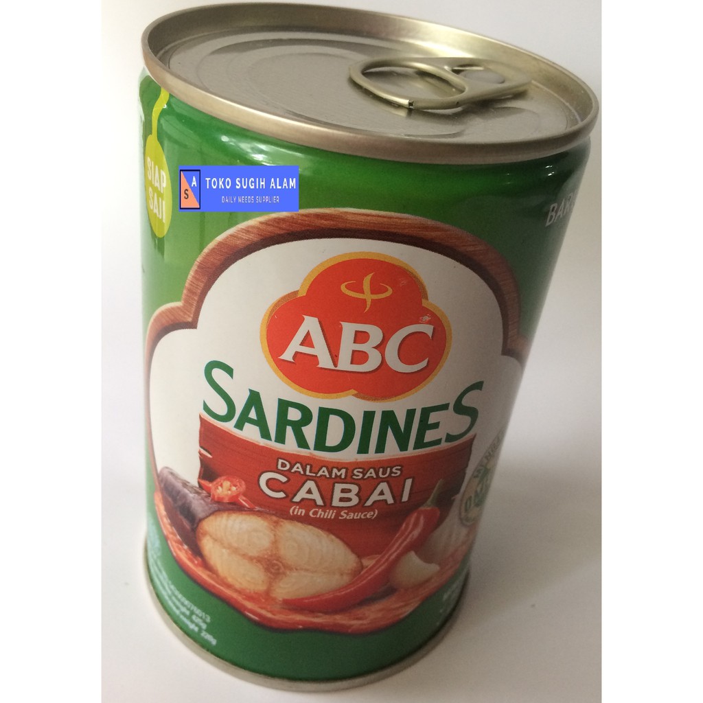 

ABC SARDENES 425 GR (SARDEN IKAN ABC)