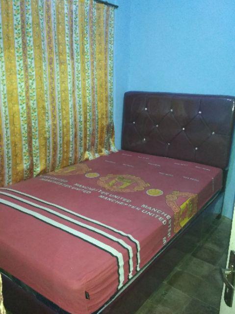 Divan Oscar Springbed Minimalis + Headboard Cherry All Size (harga Promo)