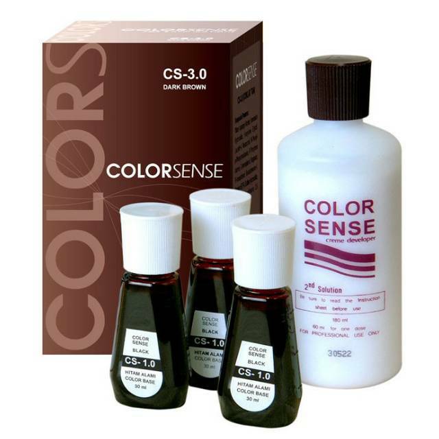 COLOR SENSE BLACK / COLORSENSE HITAM TONING TUTUP UBAN