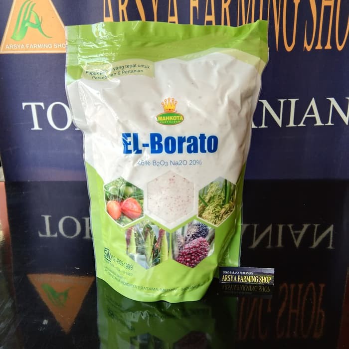 Pupuk ElBorato 46% B2O3 Na2O 20% Kemasan 1 Kg El Borato Borate