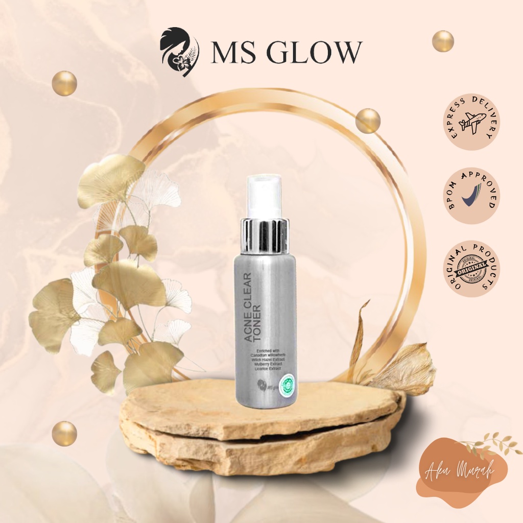 ✨ AKU MURAH ✨ MS GLOW Toner ACNE ORIGINAL - Toner Jerawat ACNE