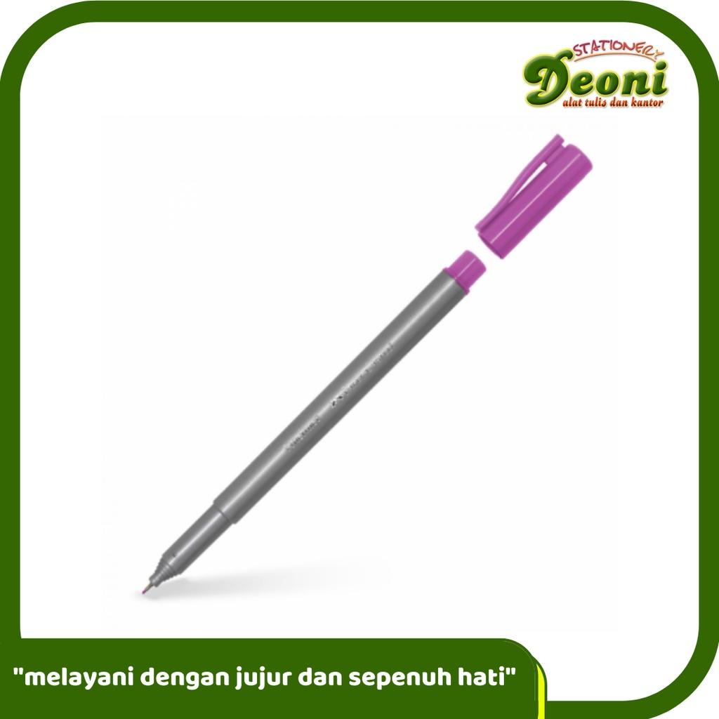 

FABER-CASTELL Fineliner Lilac Spidol Pen
