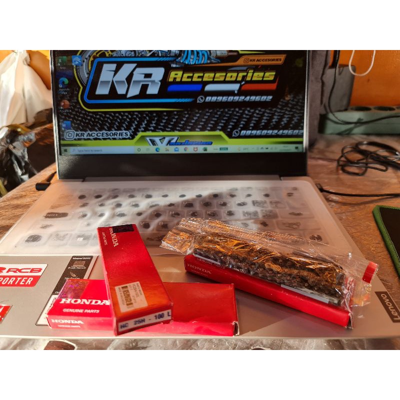 Rantai keteng kamprat chain mesin honda gl pro series ukuran 100l 102l