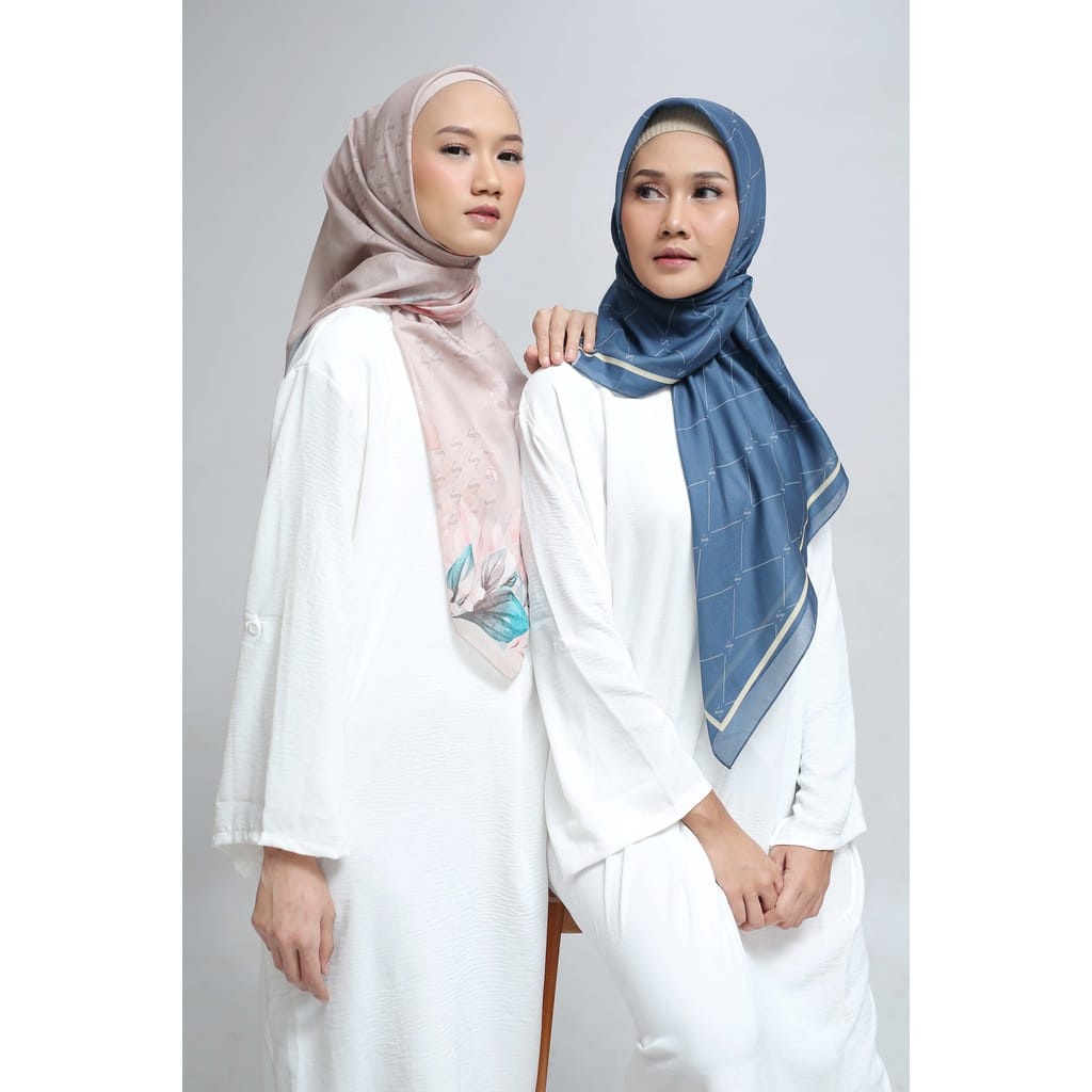 Bellani Edition Vilneria Scarf/Kerudung Printing Motif Voal Ultrafine /Hijab Premium