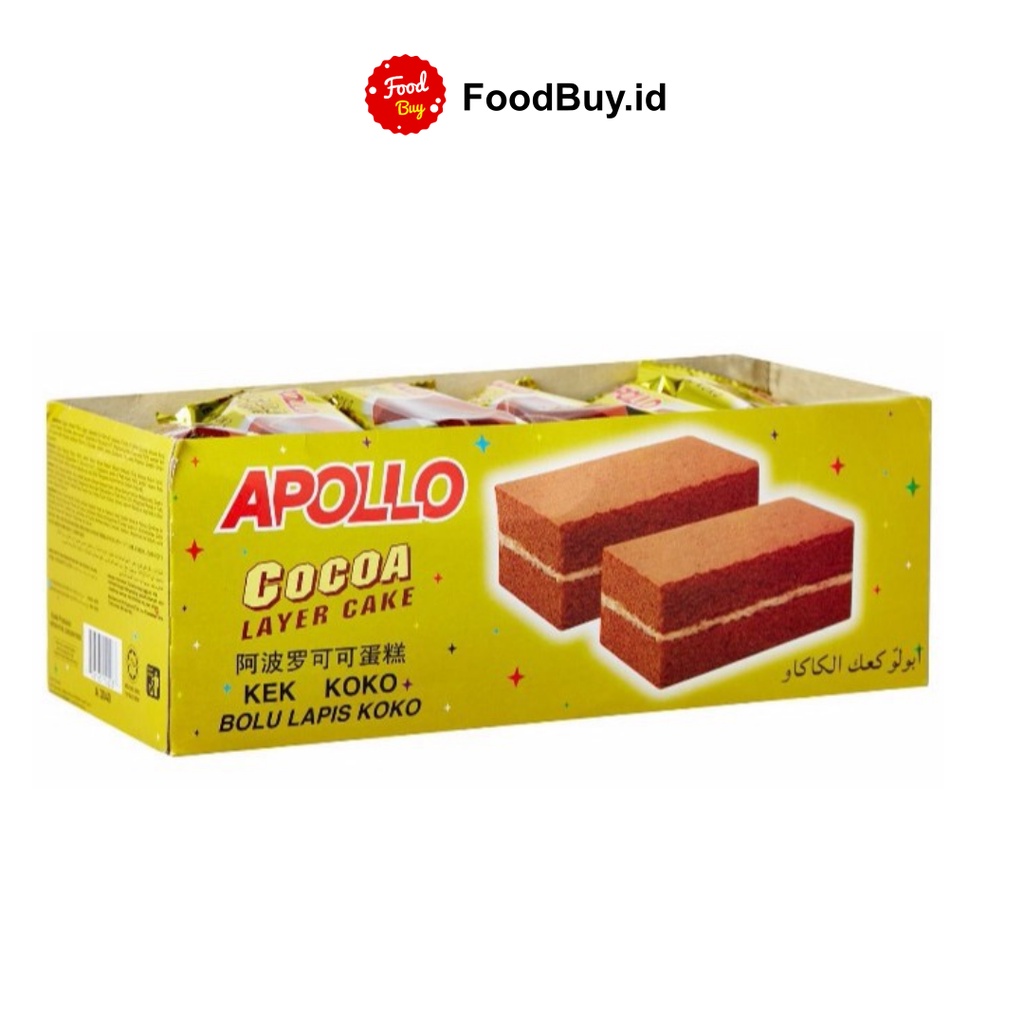 Apollo Layer Cake Rasa Cocoa 18 gr