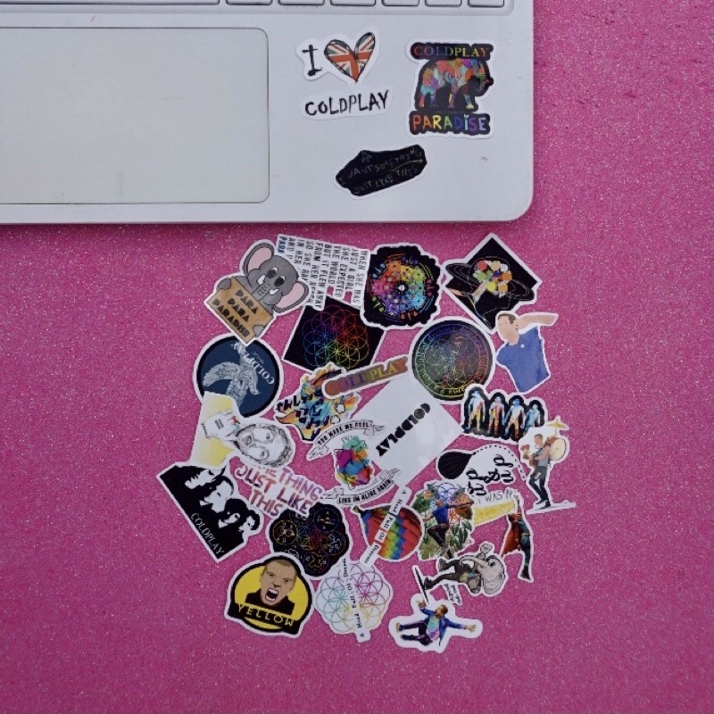 (30pcs) Sticker Tumblr COLDPLAY