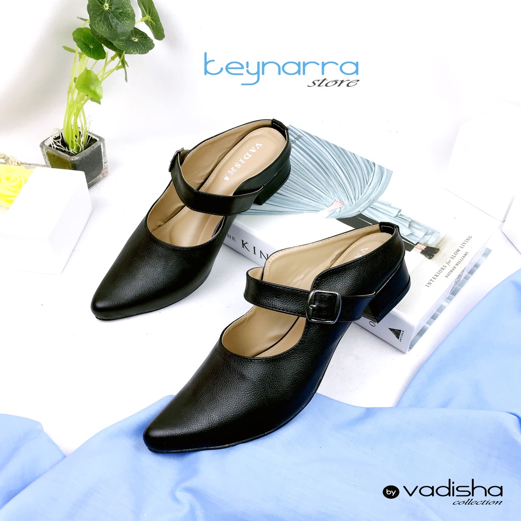 VADISHA DEANA Sendal Wanita, Sendal Heels/ Sendal Hak Tahu 3cm RR 03  By.Keynarra Store