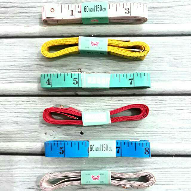 Meteran Jahit Ecer Murah Bahan Plastik Meteran Badan Meteran Baju Meteran Kain Meteran Tukang Murah
