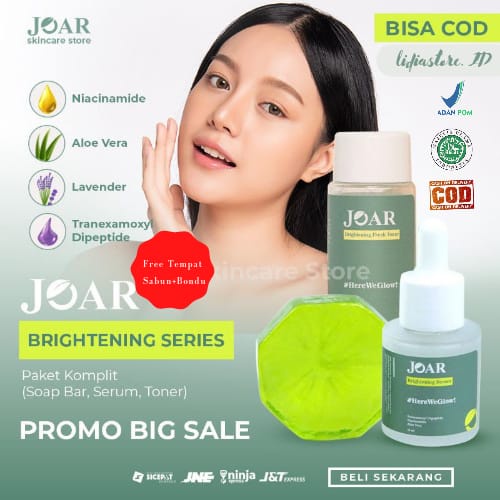 Joar Skincare - Paket Serum + Soap Bar Joar Brightening (VIRAL)
