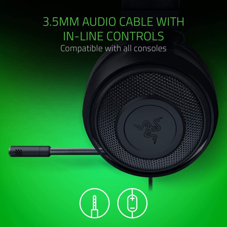 Razer Kraken Multi-Platform Wired Gaming Headset 7.1 Surround Sound