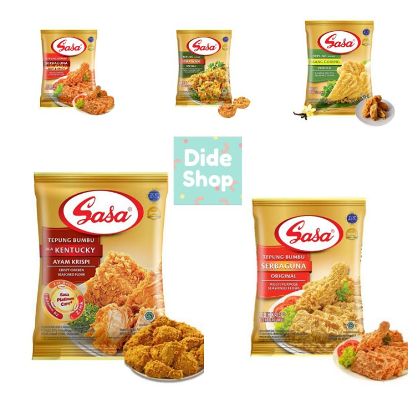 

Tepung Bumbu Sasa 75 gr (( SACHET ))