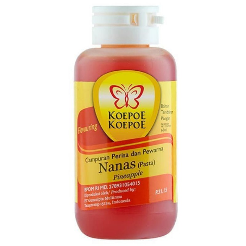 

pasta perisa nanas koepoe koepoe kupu-kupu 60ml