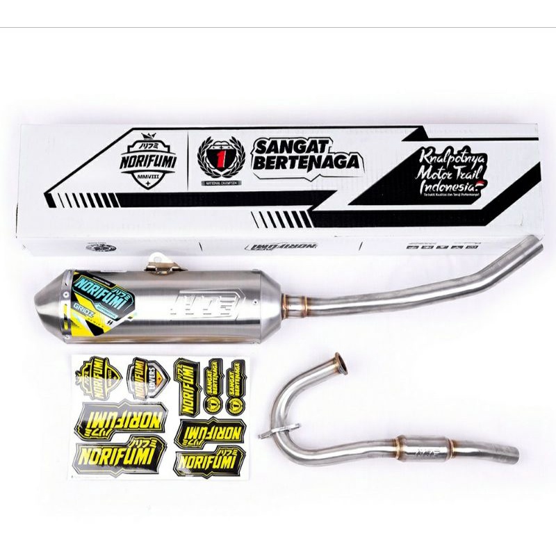 KNALPOT ORI NORIFUMI GRIDZ PNP WR155,KLX150/BG/DT,CRF 150L