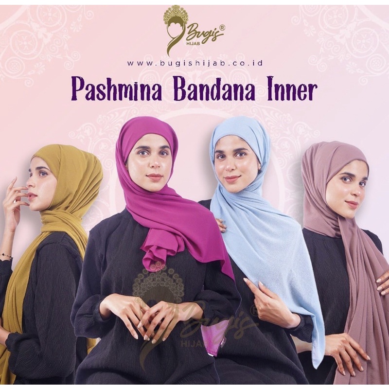 PASHMINA BANDANA CIPUT INNER BUGIS HIJAB