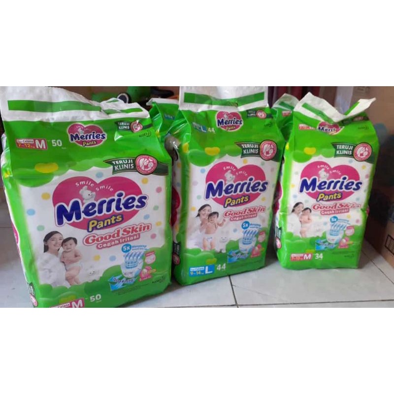 murah popok merries pants M50L44