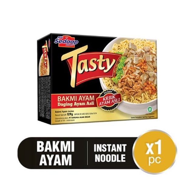 Sedaap Tasty Mie Instan Bakmi Ayam Bag 129gr Shopee Indonesia