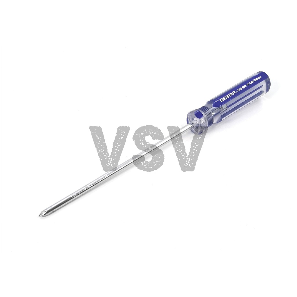 GESTAR Mechanical screwdriver (+)5x150mm Obeng crystal Obeng plus