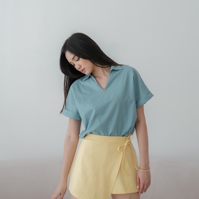 [TAVIA] MIA BASIC BLOUSE / KEMEJA WANITA / BLOUSE WANITA / ATASAN KANTOR