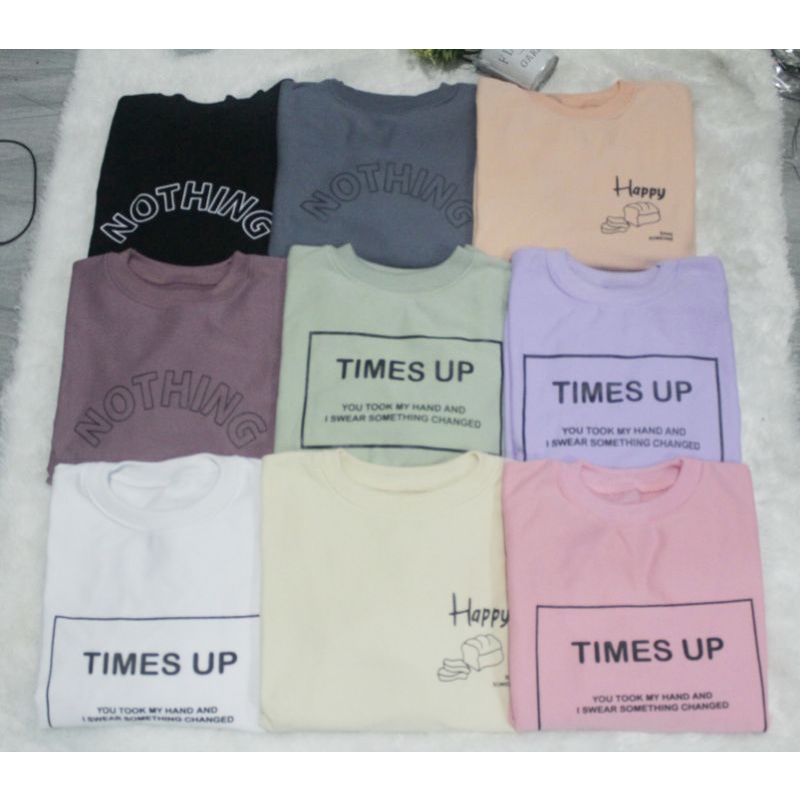 Sweater Crewneck  Unisex Pria Wanita M L hoodie polos hoodie wanita jaket wanita oblong